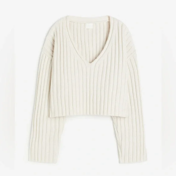 H&M RIB-KNIT SWEATER size M - Picture 1 of 4
